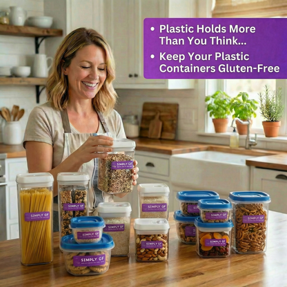 Dishwasher Safe Gluten-Free Container Labels – Food Storage (29-Pack)