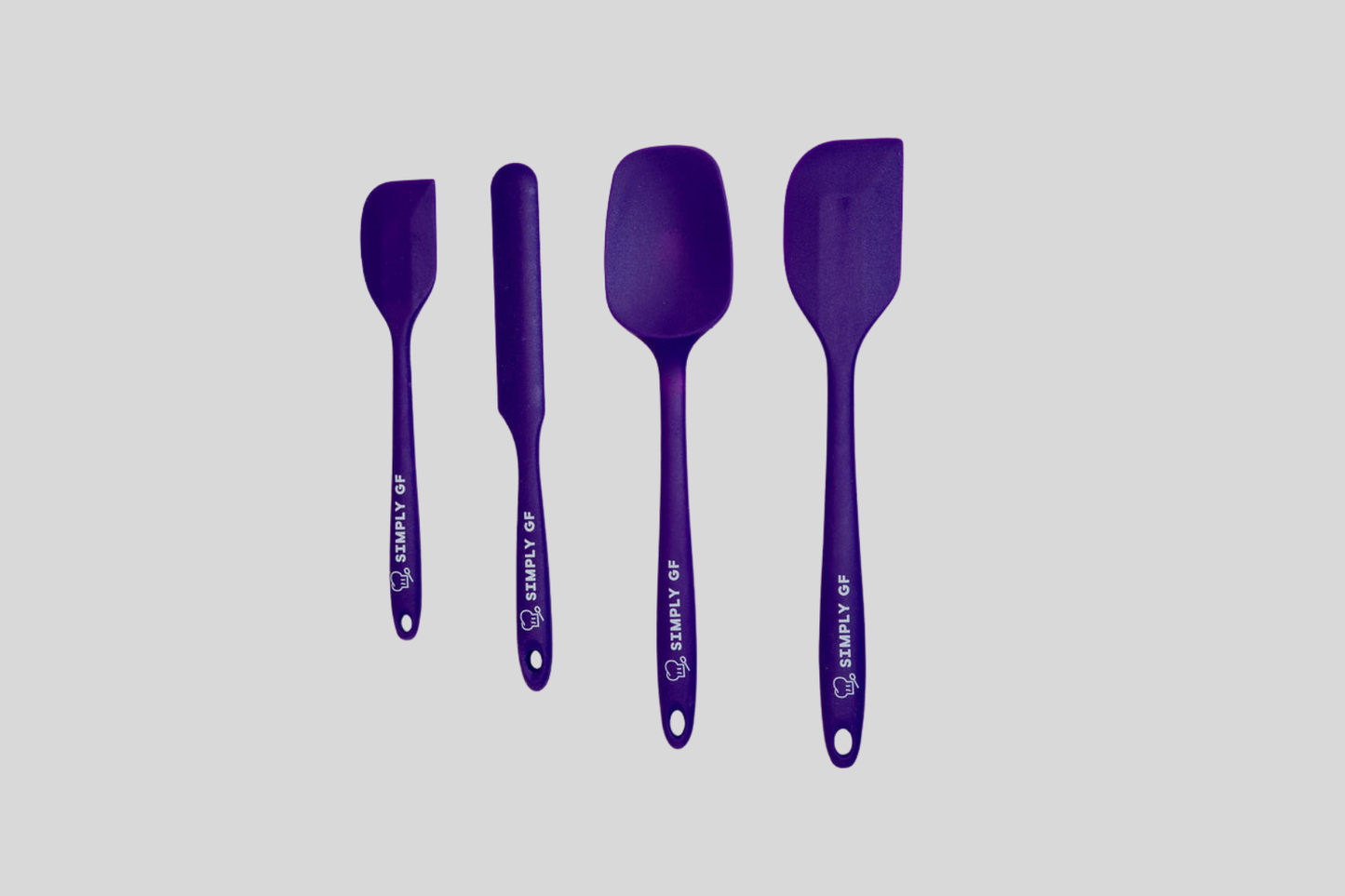 Silicone Spatulas Clearly Marked Gluten-Free BPA-Free