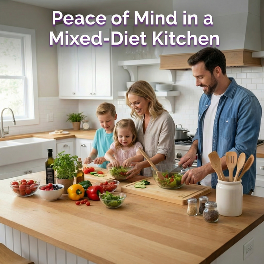 8-Piece Bamboo Cutting Board & Utensil Set – Simply GF Dedicated Gluten-Free Kitchen Tools for Safe Food Prep