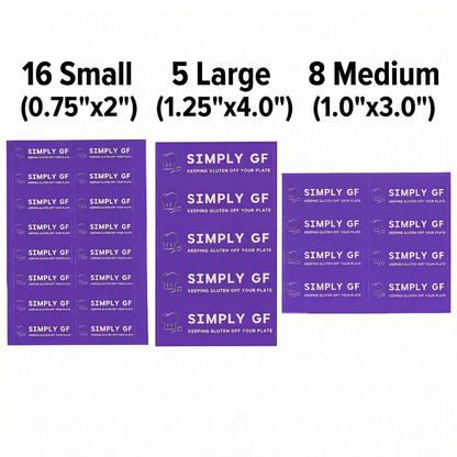 Dishwasher Safe Gluten-Free Container Labels – Food Storage (29-Pack)