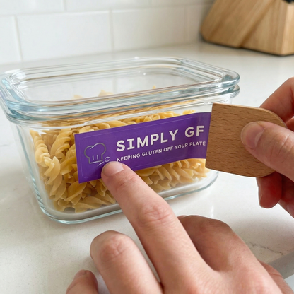 Dishwasher Safe Gluten-Free Container Labels – Food Storage (29-Pack)