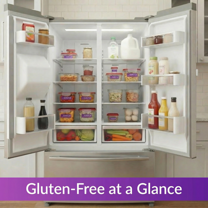 Dishwasher Safe Gluten-Free Container Labels – Food Storage (29-Pack)