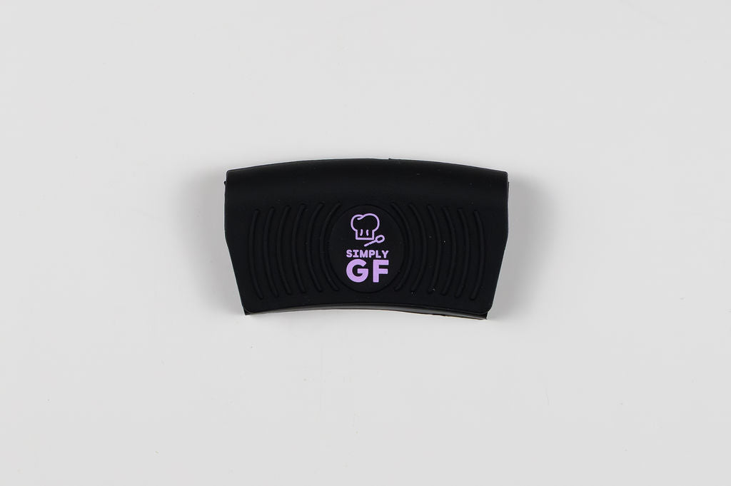 Black Simply GF Silicone Pot and Pan Handle Covers – 4-Piece Set for Safer, Smarter Cooking