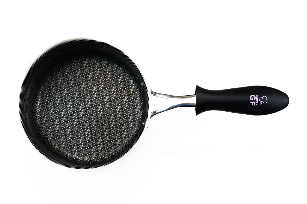 Black Simply GF Silicone Pot and Pan Handle Covers – 4-Piece Set for Safer, Smarter Cooking