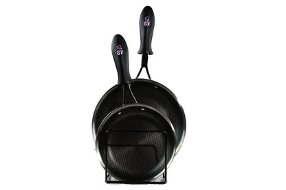 Black Simply GF Silicone Pot and Pan Handle Covers – 4-Piece Set for Safer, Smarter Cooking