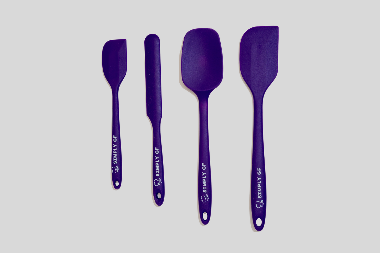 Silicone Spatulas Clearly Marked Gluten-Free BPA-Free