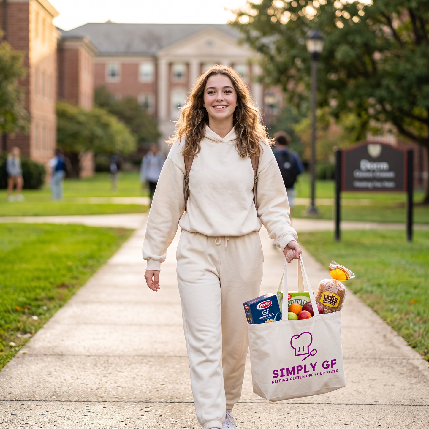 Simply GF Campus Essentials Kit – Gluten-Free Organization Bundle for College Students, Dorms & Shared Kitchens