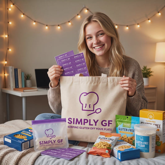 Simply GF Campus Essentials Kit – Gluten-Free Organization Bundle for College Students, Dorms & Shared Kitchens