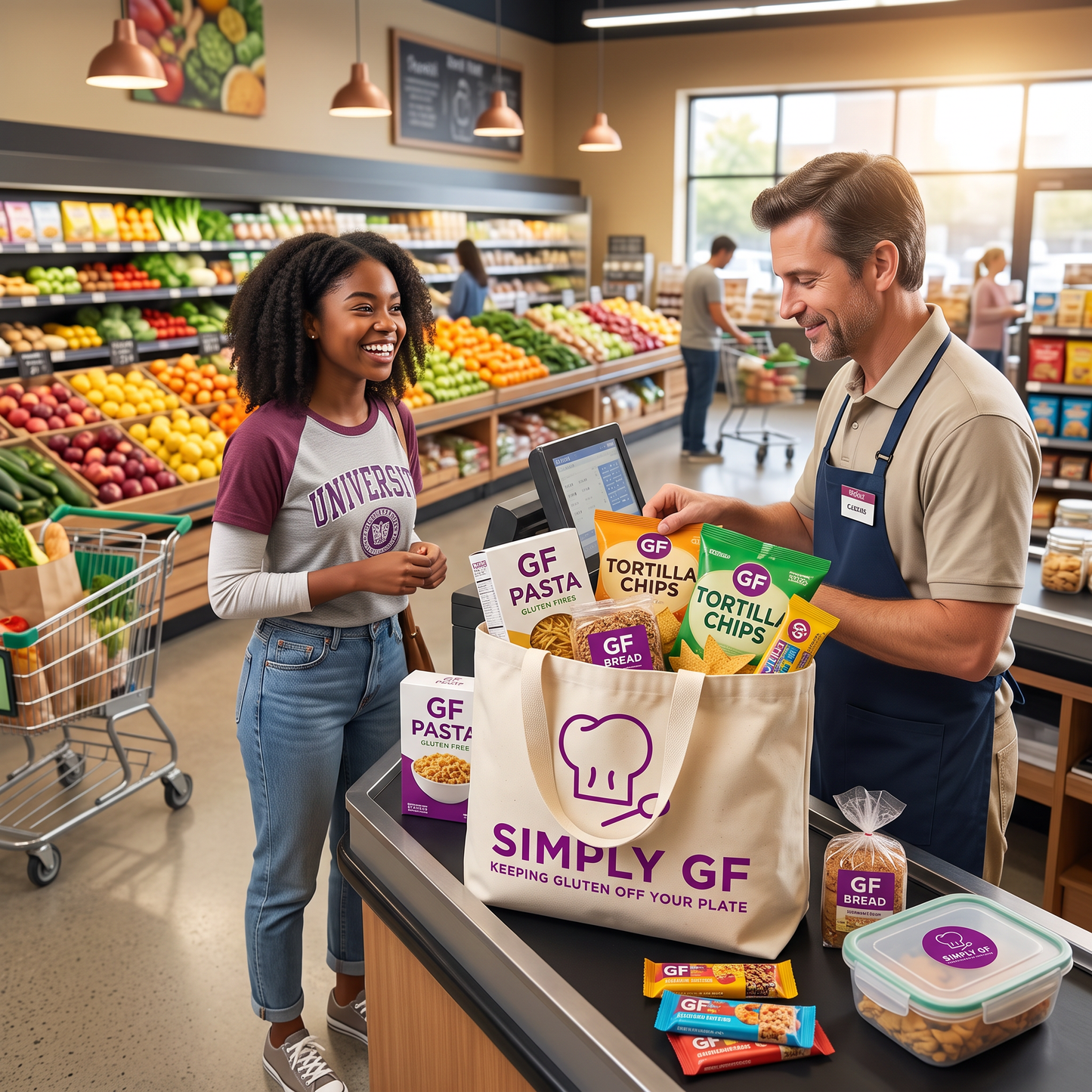 Simply GF Campus Essentials Kit – Gluten-Free Organization Bundle for College Students, Dorms & Shared Kitchens